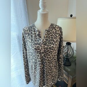 Pink Lily animal print top